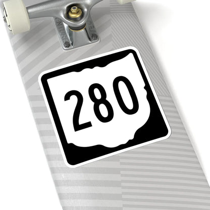 OH-280 1967 (Ohio) (Road Sign) STICKER Vinyl Kiss-Cut Decal - The Sticker Space