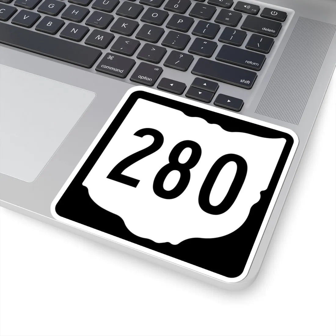 OH-280 1967 (Ohio) (Road Sign) STICKER Vinyl Kiss-Cut Decal - The Sticker Space