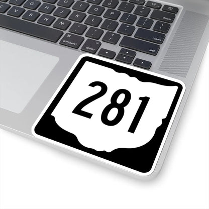OH-281 1967 (Ohio) (Road Sign) STICKER Vinyl Kiss-Cut Decal - The Sticker Space