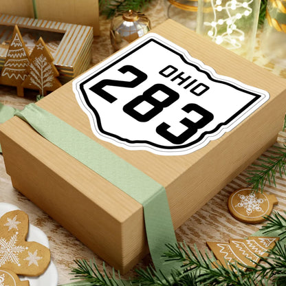 OH-283 1927 (Ohio) (Road Sign) STICKER Vinyl Kiss-Cut Decal - The Sticker Space