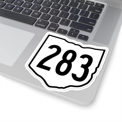 OH-283 1960 (Ohio) (Road Sign) STICKER Vinyl Kiss-Cut Decal - The Sticker Space