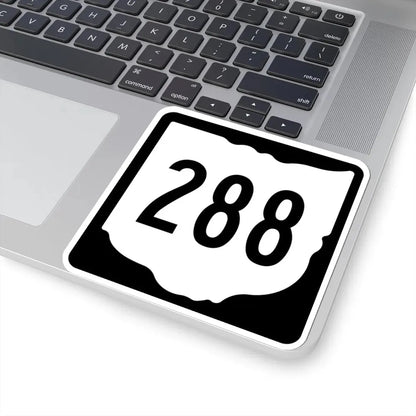 OH-288 1967 (Ohio) (Road Sign) STICKER Vinyl Kiss-Cut Decal - The Sticker Space