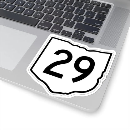 OH-29 1960 (Ohio) (Road Sign) STICKER Vinyl Kiss-Cut Decal - The Sticker Space