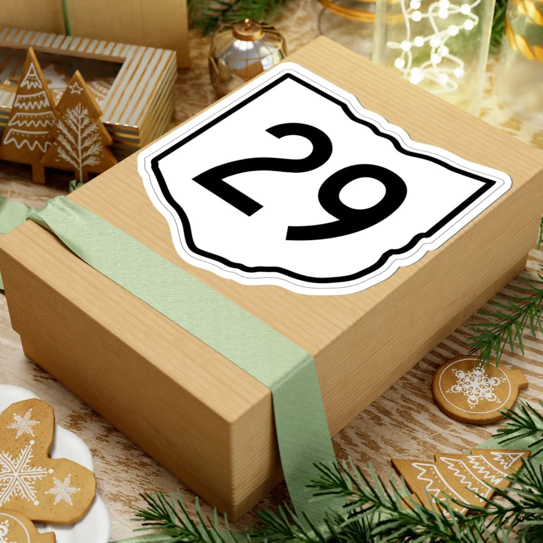 OH-29 1960 (Ohio) (Road Sign) STICKER Vinyl Kiss-Cut Decal - The Sticker Space