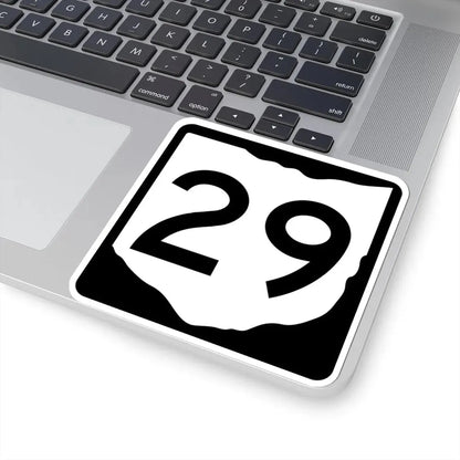 OH-29 (Ohio) (Road Sign) STICKER Vinyl Kiss-Cut Decal - The Sticker Space