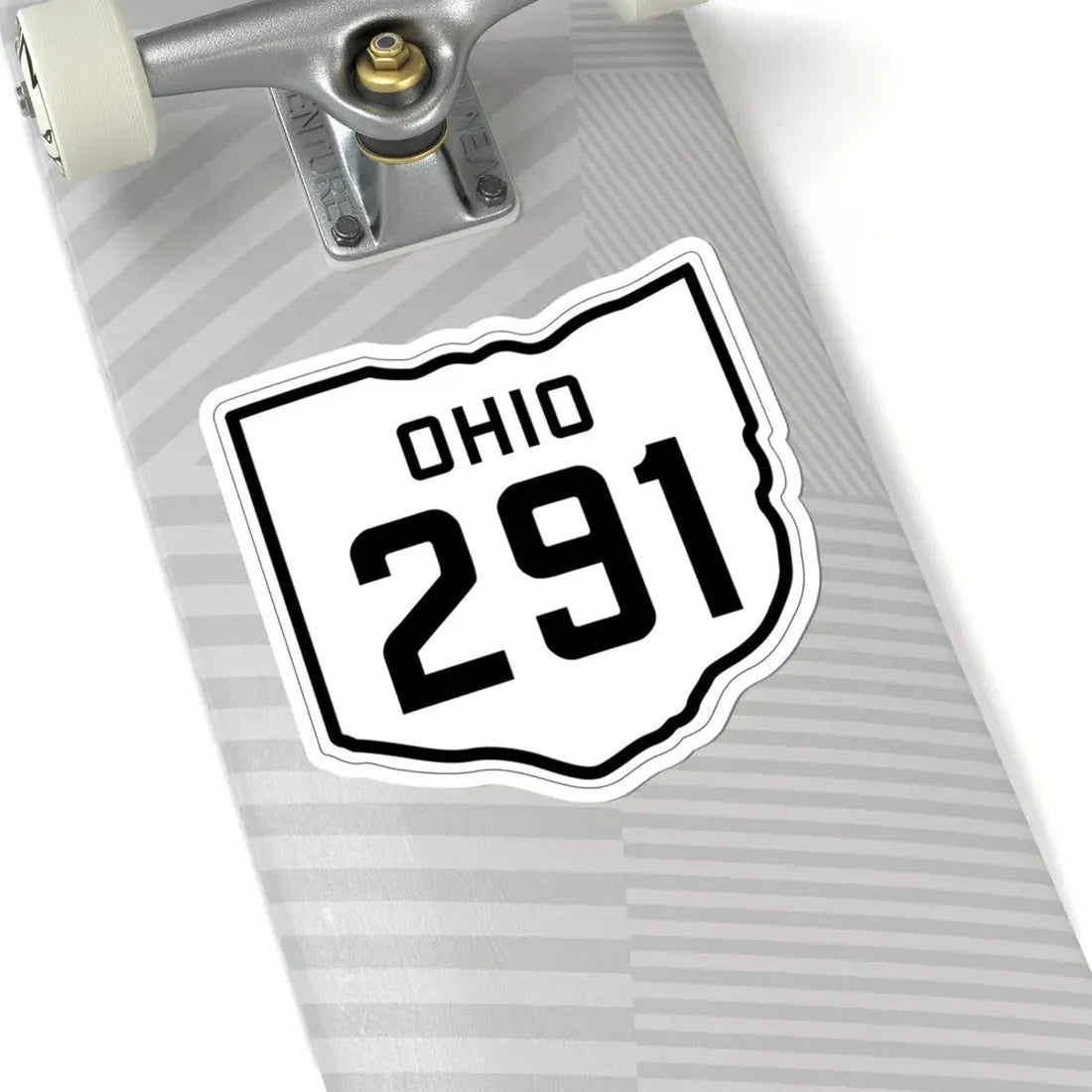 OH-291 1927 (Ohio) (Road Sign) STICKER Vinyl Kiss-Cut Decal - The Sticker Space
