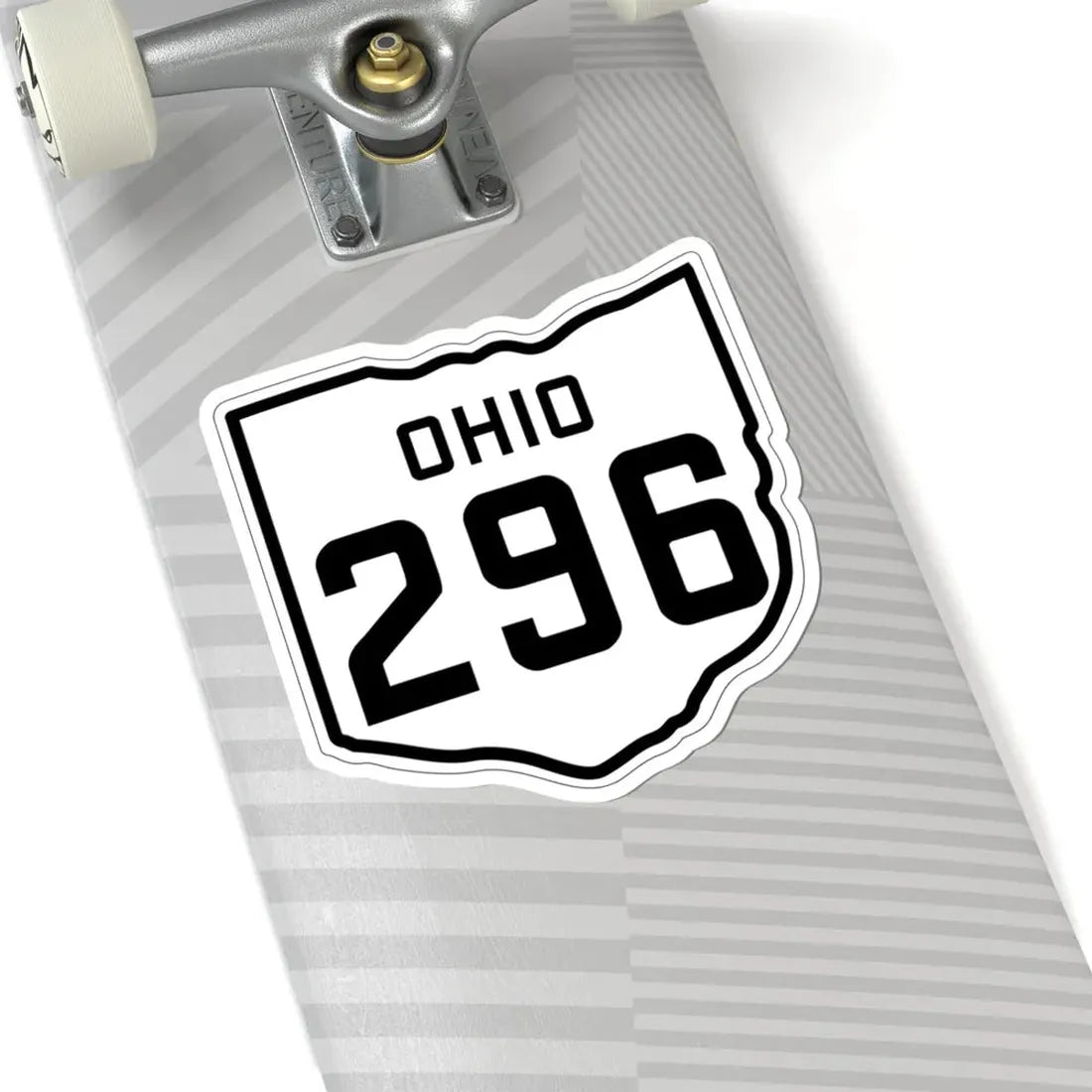 OH-296 1927 (Ohio) (Road Sign) STICKER Vinyl Kiss-Cut Decal - The Sticker Space