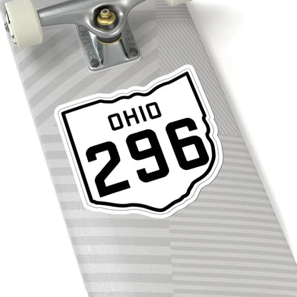 OH-296 1927 (Ohio) (Road Sign) STICKER Vinyl Kiss-Cut Decal - The Sticker Space