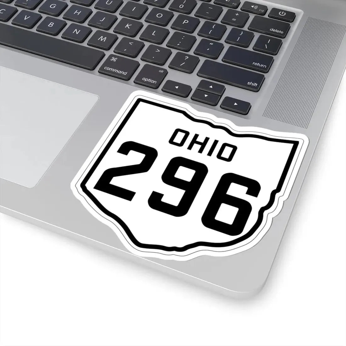 OH-296 1927 (Ohio) (Road Sign) STICKER Vinyl Kiss-Cut Decal - The Sticker Space