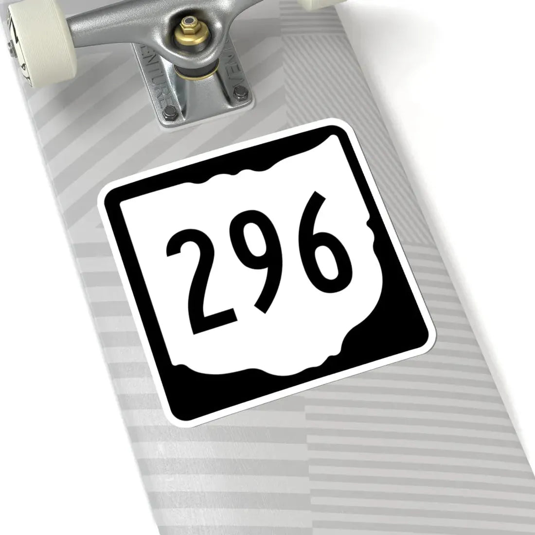 OH-296 1967 (Ohio) (Road Sign) STICKER Vinyl Kiss-Cut Decal - The Sticker Space