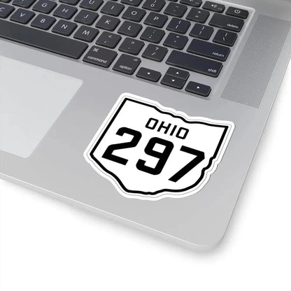 OH-297 1927 (Ohio) (Road Sign) STICKER Vinyl Kiss-Cut Decal - The Sticker Space