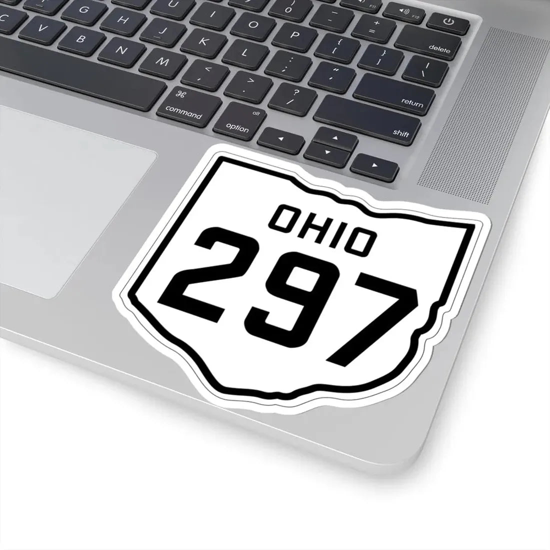 OH-297 1927 (Ohio) (Road Sign) STICKER Vinyl Kiss-Cut Decal - The Sticker Space