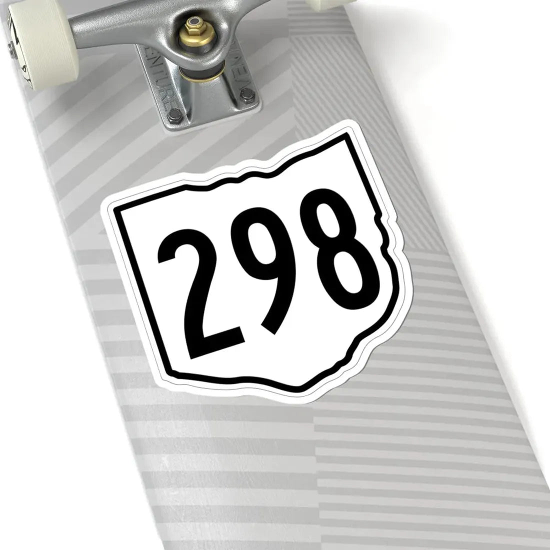 OH-298 1960 (Ohio) (Road Sign) STICKER Vinyl Kiss-Cut Decal - The Sticker Space