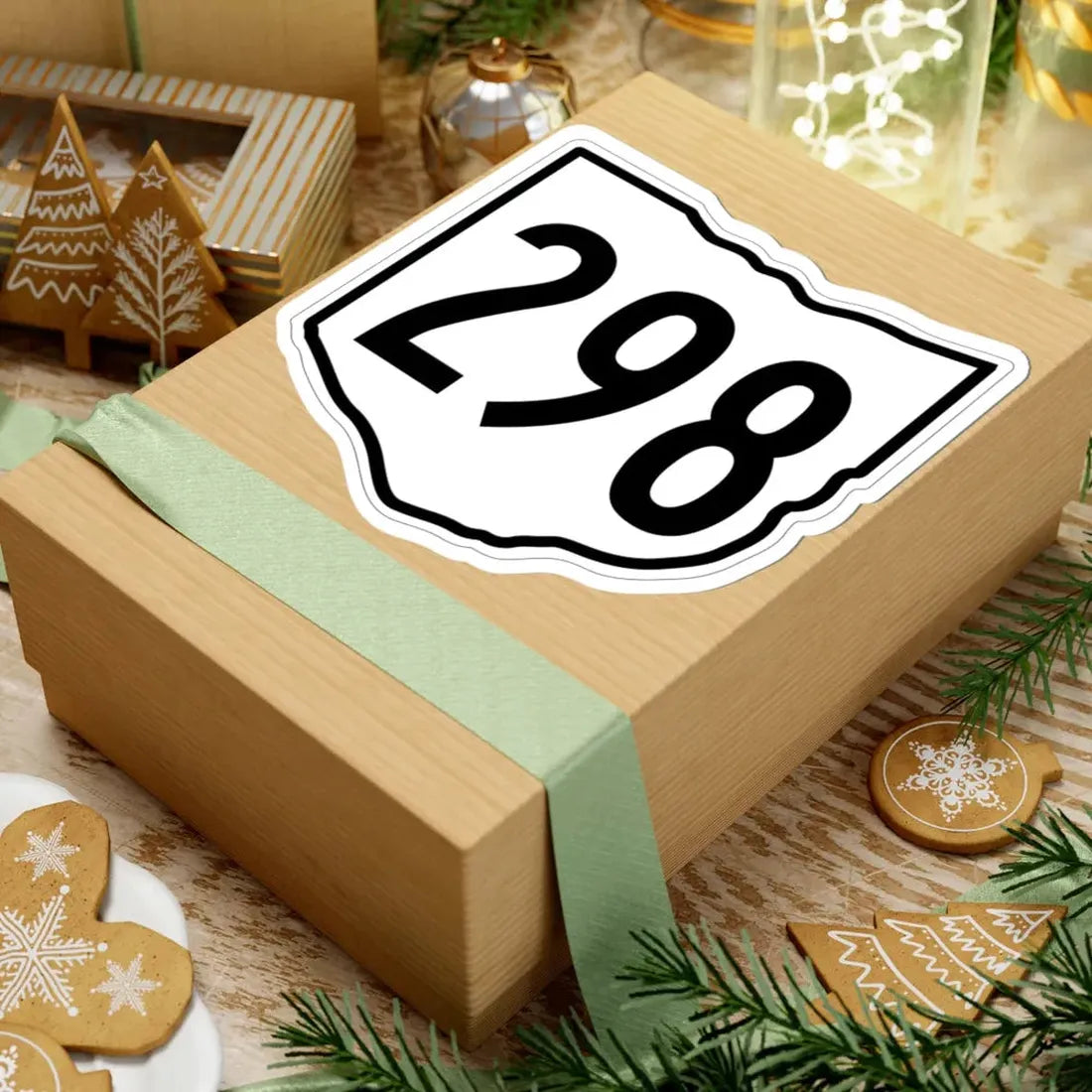 OH-298 1960 (Ohio) (Road Sign) STICKER Vinyl Kiss-Cut Decal - The Sticker Space