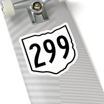 OH-299 1960 (Ohio) (Road Sign) STICKER Vinyl Kiss-Cut Decal - The Sticker Space