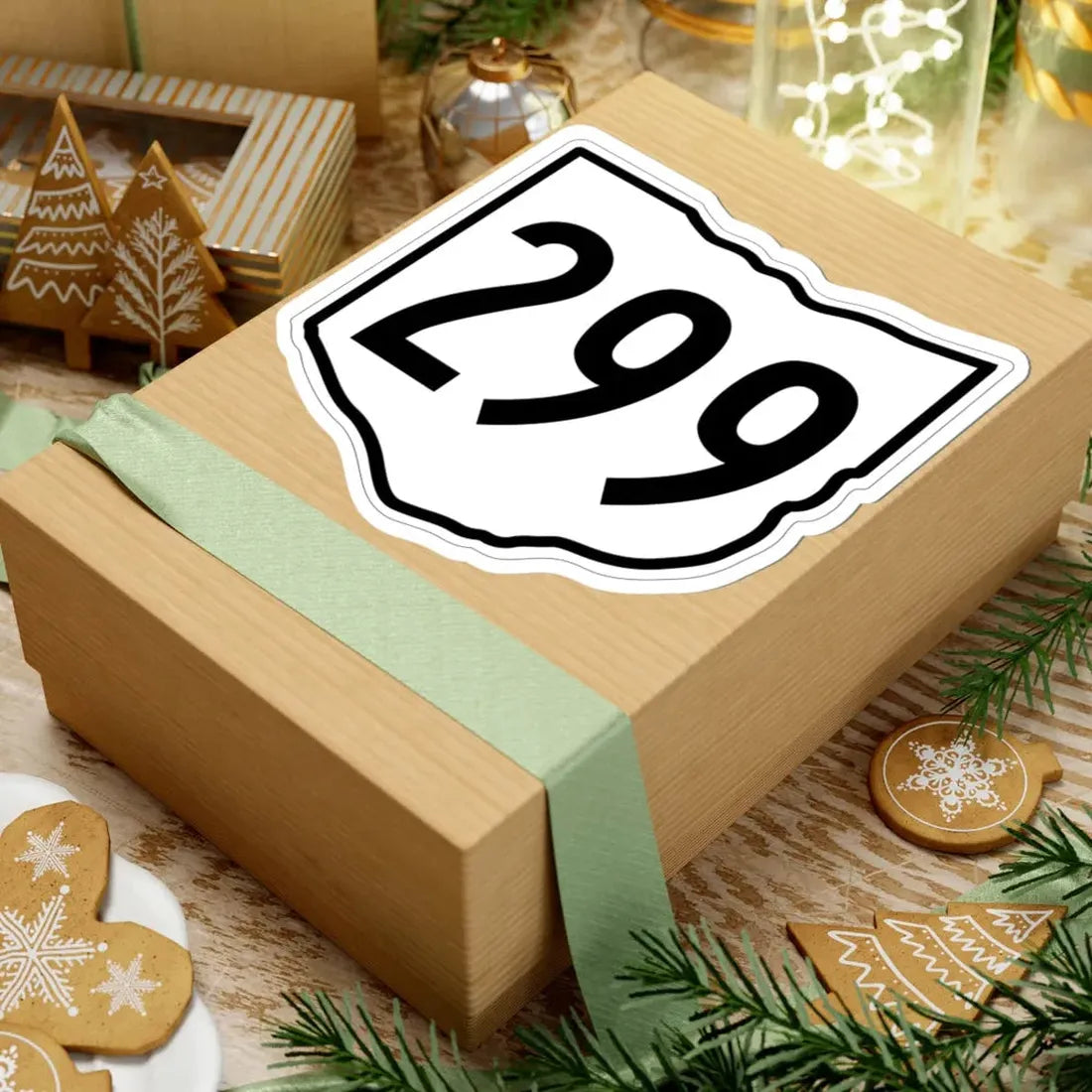 OH-299 1960 (Ohio) (Road Sign) STICKER Vinyl Kiss-Cut Decal - The Sticker Space