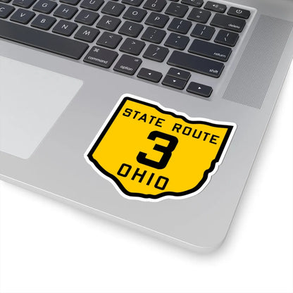 OH-3 1920 (Ohio) (Road Sign) STICKER Vinyl Kiss-Cut Decal - The Sticker Space
