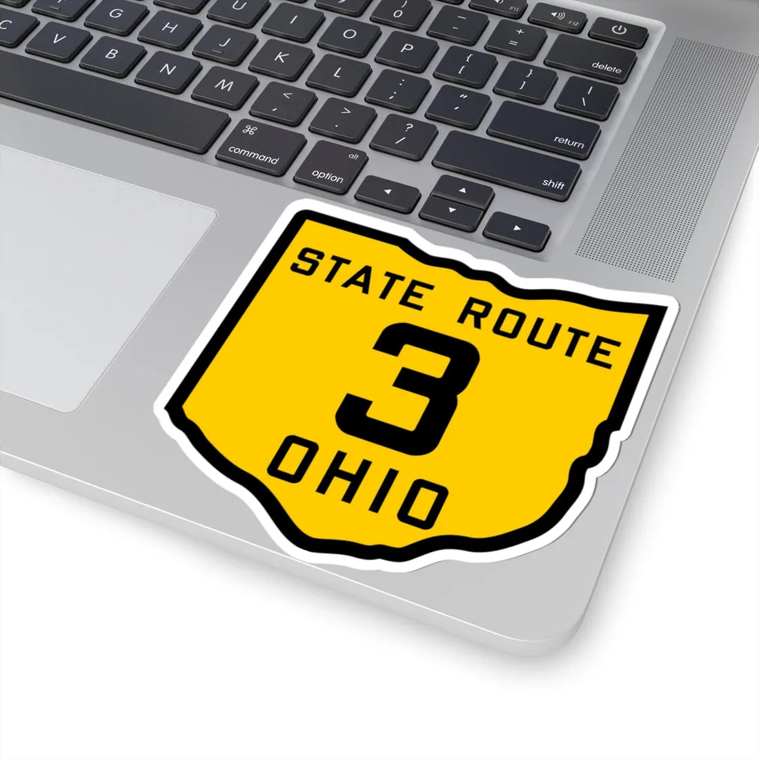 OH-3 1920 (Ohio) (Road Sign) STICKER Vinyl Kiss-Cut Decal - The Sticker Space