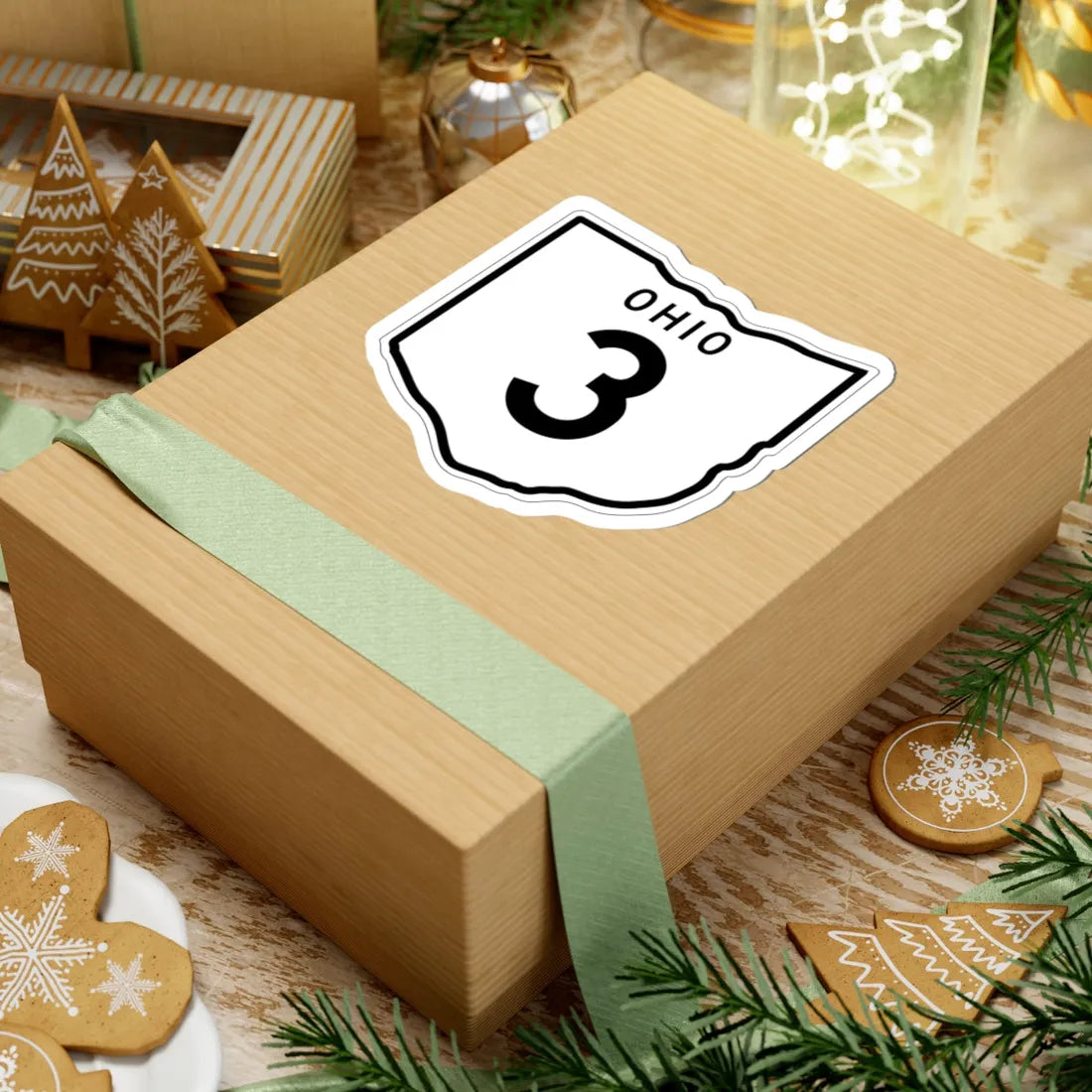 OH-3 1948 (Ohio) (Road Sign) STICKER Vinyl Kiss-Cut Decal - The Sticker Space