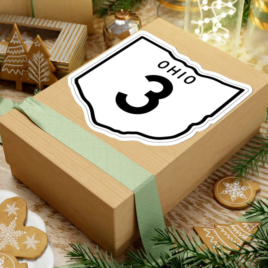 OH-3 1948 (Ohio) (Road Sign) STICKER Vinyl Kiss-Cut Decal - The Sticker Space
