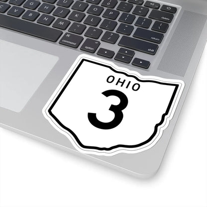 OH-3 1948 (Ohio) (Road Sign) STICKER Vinyl Kiss-Cut Decal - The Sticker Space
