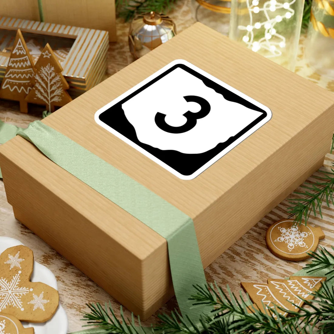 OH-3 (Ohio) (Road Sign) STICKER Vinyl Kiss-Cut Decal - The Sticker Space