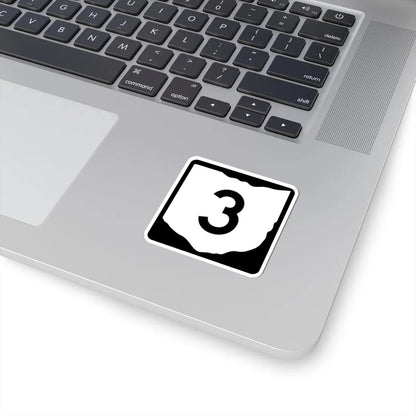 OH-3 (Ohio) (Road Sign) STICKER Vinyl Kiss-Cut Decal - The Sticker Space