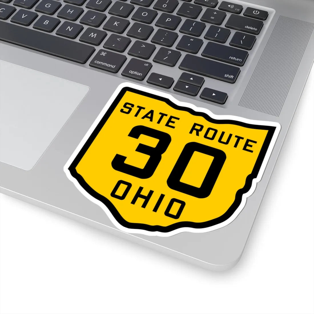 OH-30 1920 (Ohio) (Road Sign) STICKER Vinyl Kiss-Cut Decal - The Sticker Space
