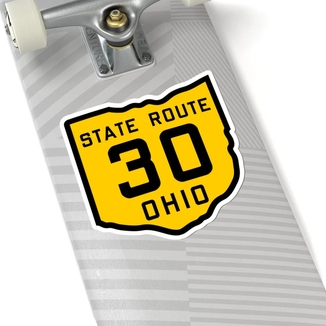 OH-30 1920 (Ohio) (Road Sign) STICKER Vinyl Kiss-Cut Decal - The Sticker Space