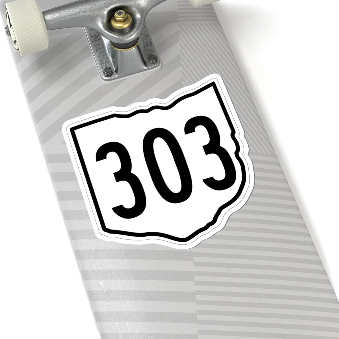 OH-303 1960 (Ohio) (Road Sign) STICKER Vinyl Kiss-Cut Decal - The Sticker Space