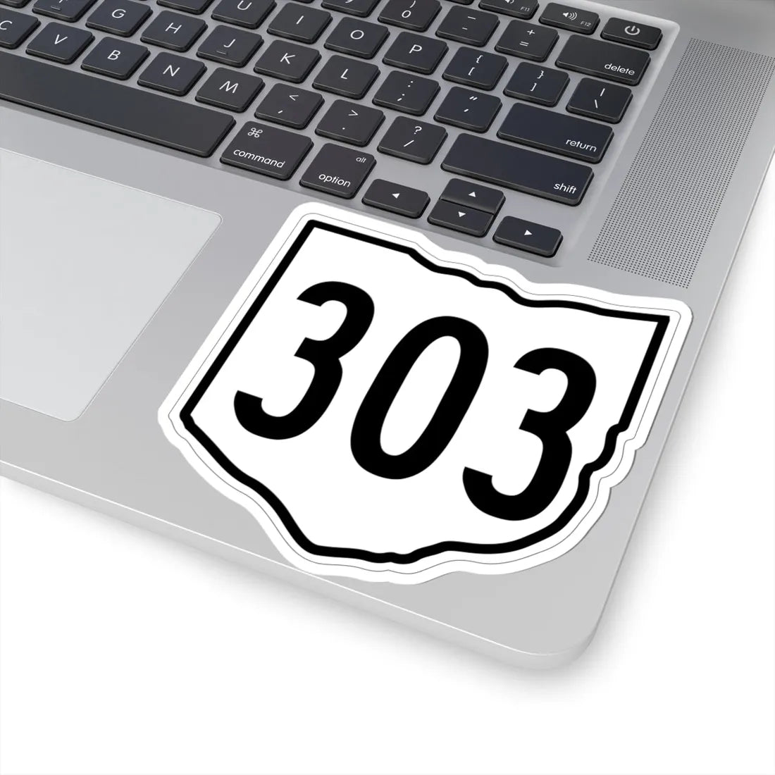 OH-303 1960 (Ohio) (Road Sign) STICKER Vinyl Kiss-Cut Decal - The Sticker Space