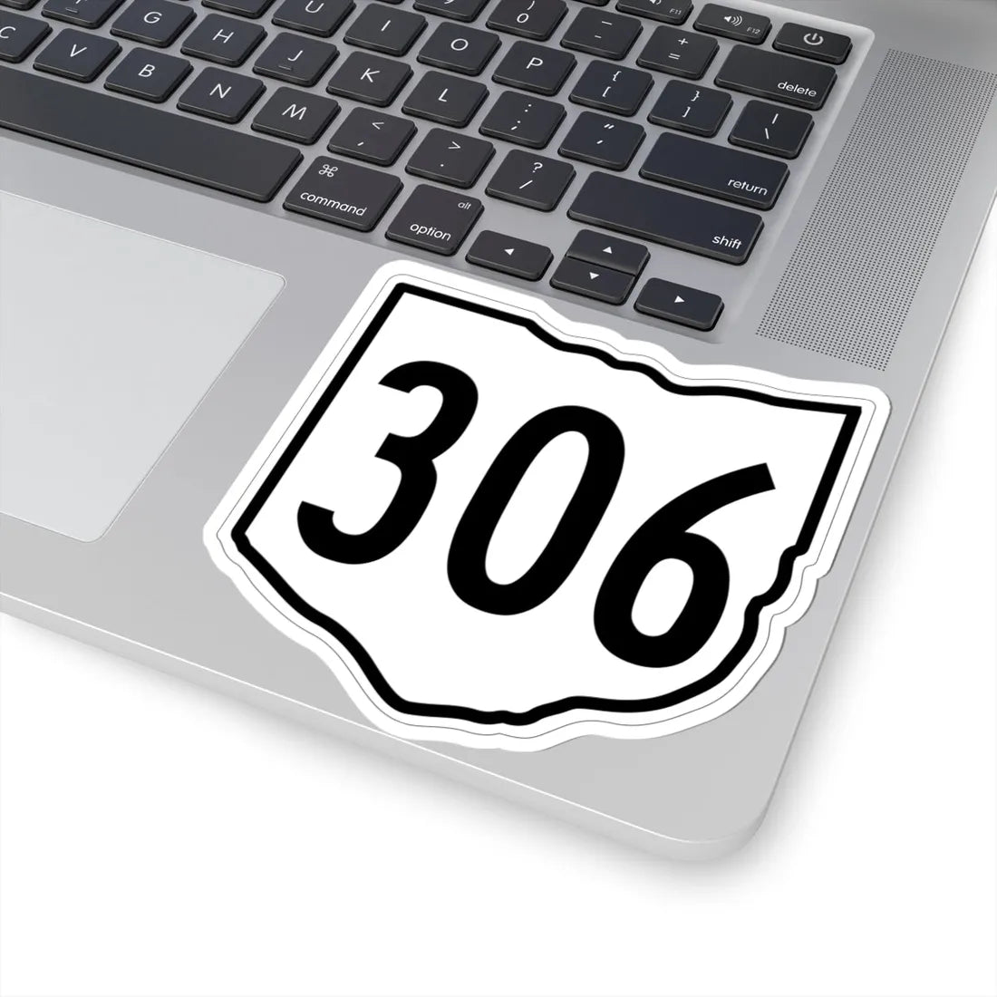 OH-306 1960 (Ohio) (Road Sign) STICKER Vinyl Kiss-Cut Decal - The Sticker Space