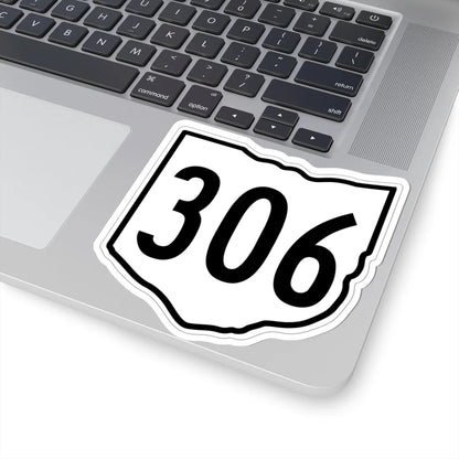 OH-306 1960 (Ohio) (Road Sign) STICKER Vinyl Kiss-Cut Decal - The Sticker Space