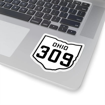 OH-309 1927 (Ohio) (Road Sign) STICKER Vinyl Kiss-Cut Decal - The Sticker Space