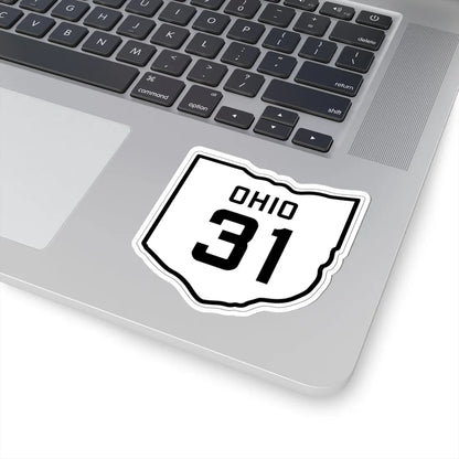 OH-31 1927 (Ohio) (Road Sign) STICKER Vinyl Kiss-Cut Decal - The Sticker Space