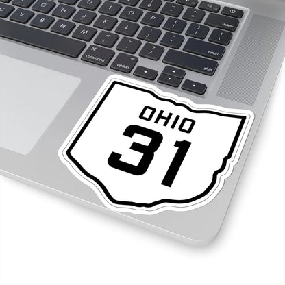 OH-31 1927 (Ohio) (Road Sign) STICKER Vinyl Kiss-Cut Decal - The Sticker Space