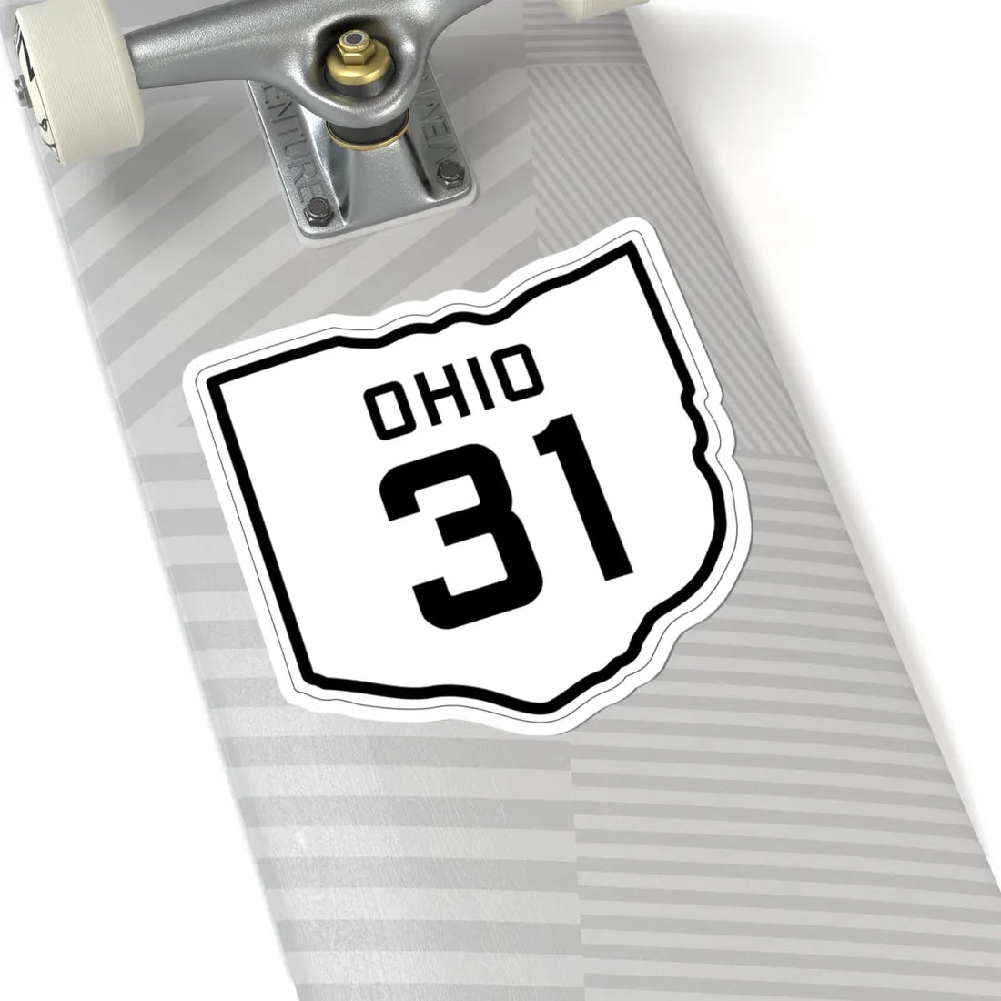 OH-31 1927 (Ohio) (Road Sign) STICKER Vinyl Kiss-Cut Decal - The Sticker Space