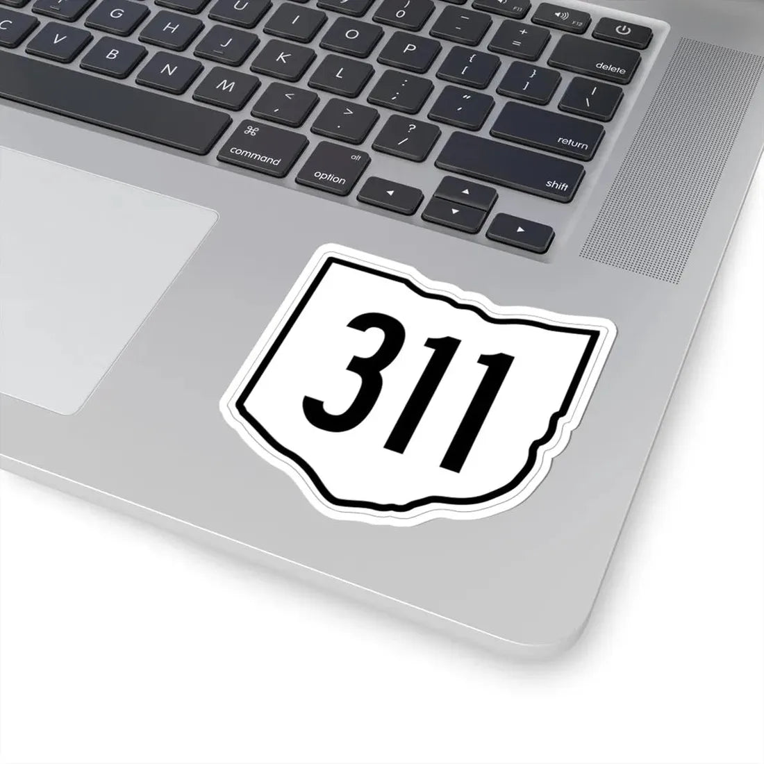 OH-311 1960 (Ohio) (Road Sign) STICKER Vinyl Kiss-Cut Decal - The Sticker Space