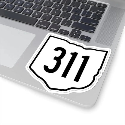 OH-311 1960 (Ohio) (Road Sign) STICKER Vinyl Kiss-Cut Decal - The Sticker Space