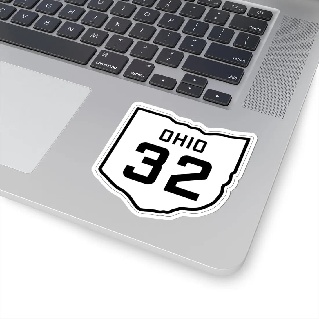 OH-32 1927 (Ohio) (Road Sign) STICKER Vinyl Kiss-Cut Decal - The Sticker Space
