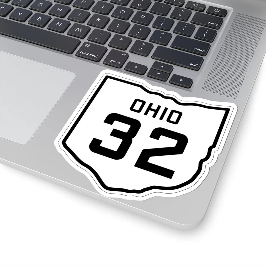 OH-32 1927 (Ohio) (Road Sign) STICKER Vinyl Kiss-Cut Decal - The Sticker Space