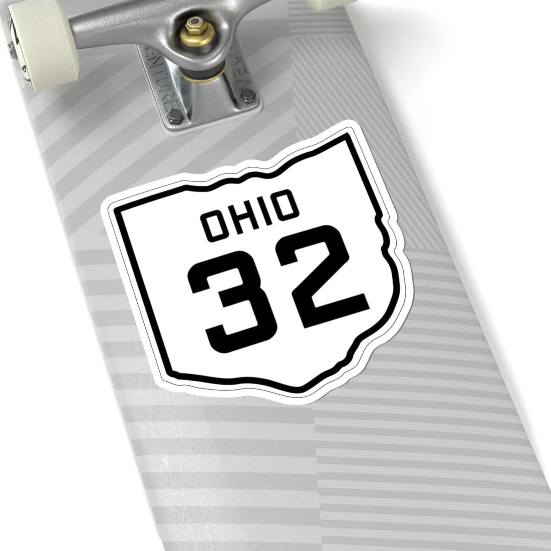 OH-32 1927 (Ohio) (Road Sign) STICKER Vinyl Kiss-Cut Decal - The Sticker Space