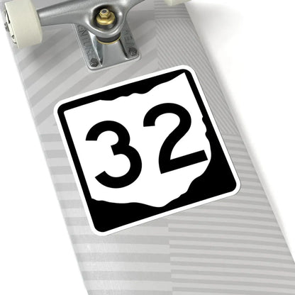 OH-32 (Ohio) (Road Sign) STICKER Vinyl Kiss-Cut Decal - The Sticker Space
