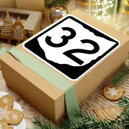 OH-32 (Ohio) (Road Sign) STICKER Vinyl Kiss-Cut Decal - The Sticker Space