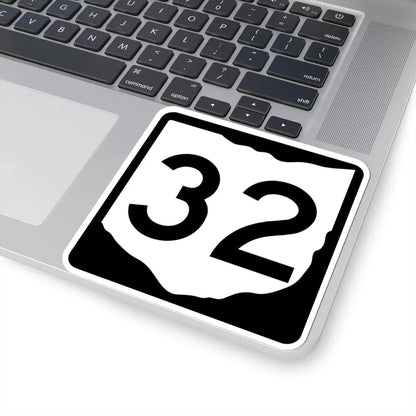OH-32 (Ohio) (Road Sign) STICKER Vinyl Kiss-Cut Decal - The Sticker Space