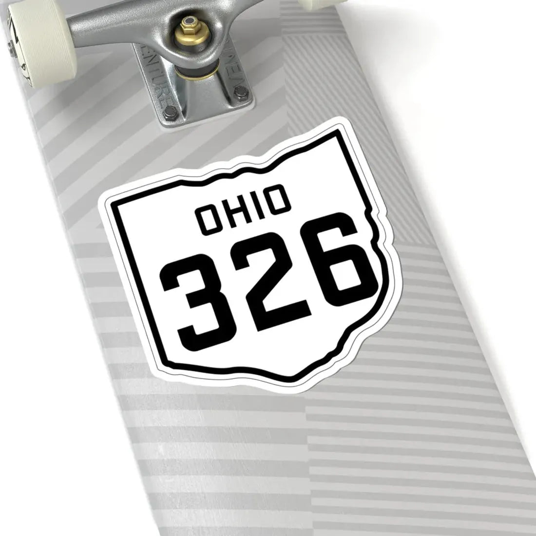 OH-326 1927 (Ohio) (Road Sign) STICKER Vinyl Kiss-Cut Decal - The Sticker Space