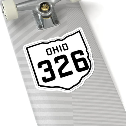 OH-326 1927 (Ohio) (Road Sign) STICKER Vinyl Kiss-Cut Decal - The Sticker Space