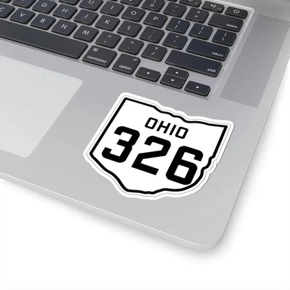 OH-326 1927 (Ohio) (Road Sign) STICKER Vinyl Kiss-Cut Decal - The Sticker Space