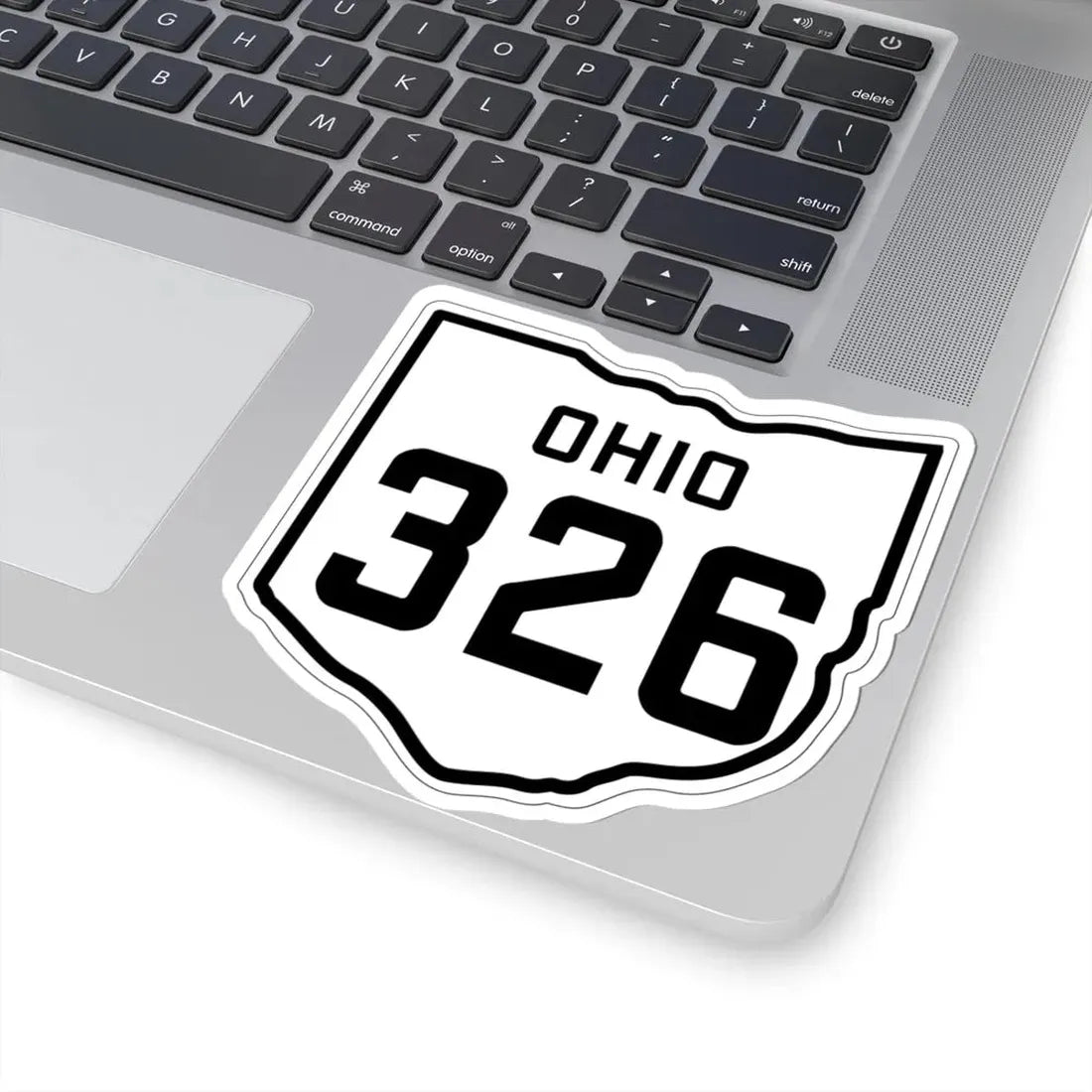 OH-326 1927 (Ohio) (Road Sign) STICKER Vinyl Kiss-Cut Decal - The Sticker Space
