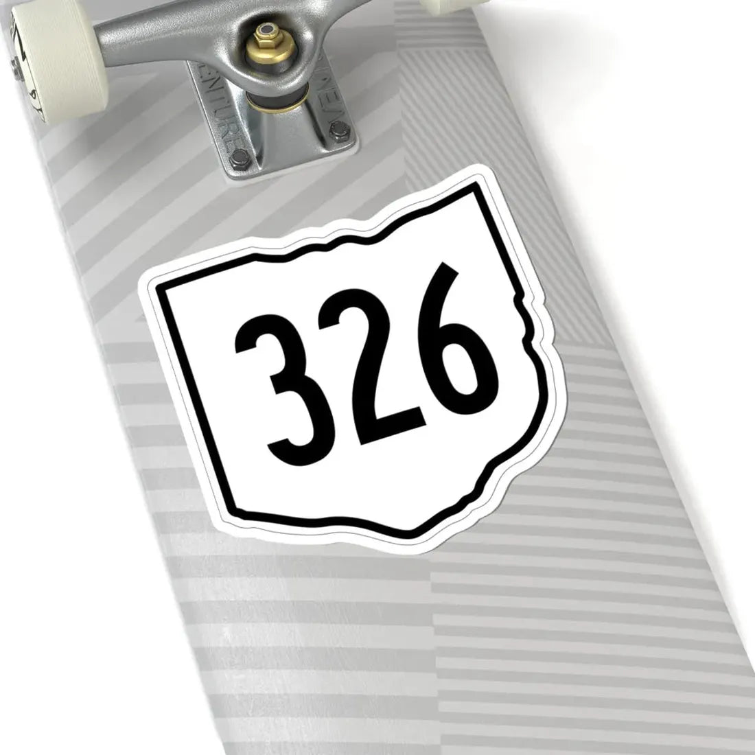 OH-326 1960 (Ohio) (Road Sign) STICKER Vinyl Kiss-Cut Decal - The Sticker Space